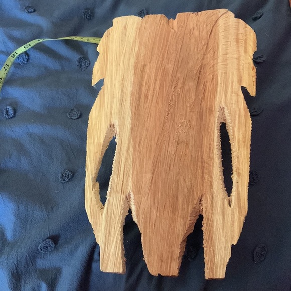 Hand carved one of a kind Lion Head wall art from Jamaica Natural finish. - Picture 5 of 5